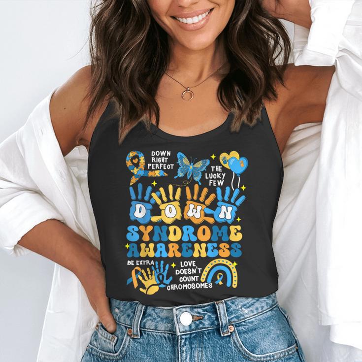World Down Syndrome Day Awareness T21 Teacher Women Men Kids Flowy Tank, funny gift World Down Syndrome Day Awareness T21 Teacher Women Men Kids Flowy Tank, funny gift