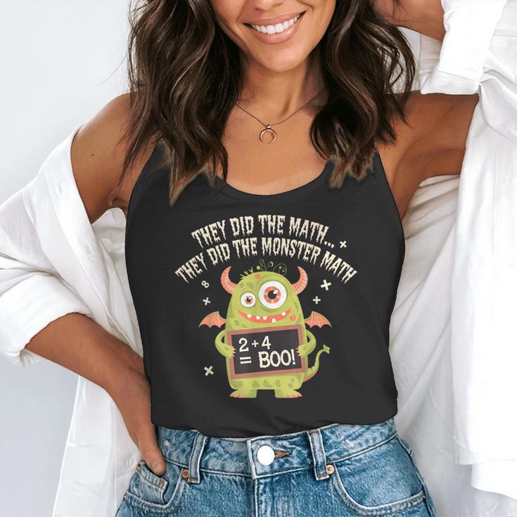 They Did The Math They Did The Monster Math Teacher Student Flowy Tank, funny gift They Did The Math They Did The Monster Math Teacher Student Flowy Tank, funny gift
