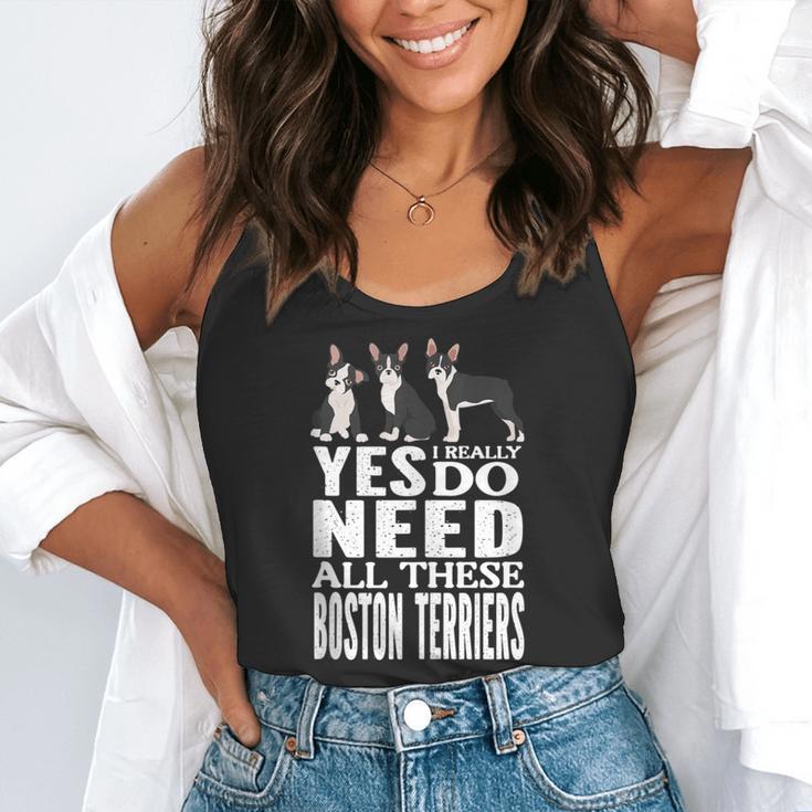 Yes I Really Do Need All These Boston Terriers Flowy Tank, funny gift