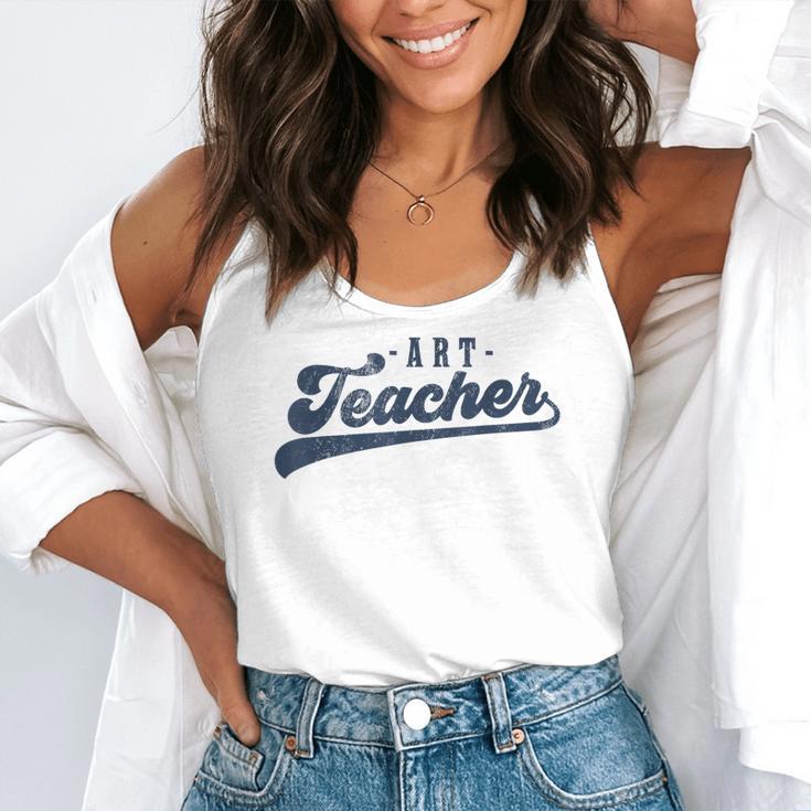 Art Teacher Men Women Cute Vintage Graphic Art Teacher Flowy Tank, funny gift Art Teacher Men Women Cute Vintage Graphic Art Teacher Flowy Tank, funny gift