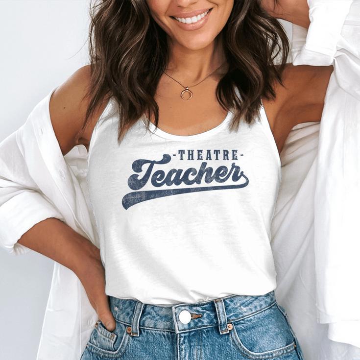 Theatre Teacher Men Women Vintage Graphic Theatre Teacher Flowy Tank, funny gift Theatre Teacher Men Women Vintage Graphic Theatre Teacher Flowy Tank, funny gift