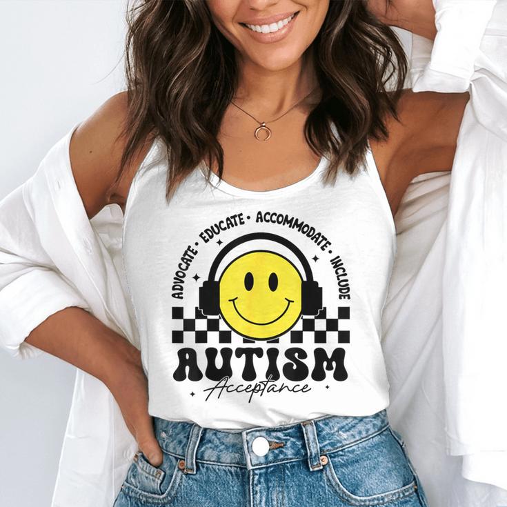 Autism Awareness Acceptance Special Education Teacher Kids Flowy Tank, funny gift Autism Awareness Acceptance Special Education Teacher Kids Flowy Tank, funny gift
