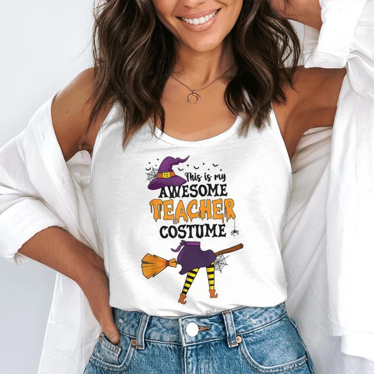 This Is My Awesome Teacher Costume Halloween Witch Flowy Tank, funny gift This Is My Awesome Teacher Costume Halloween Witch Flowy Tank, funny gift