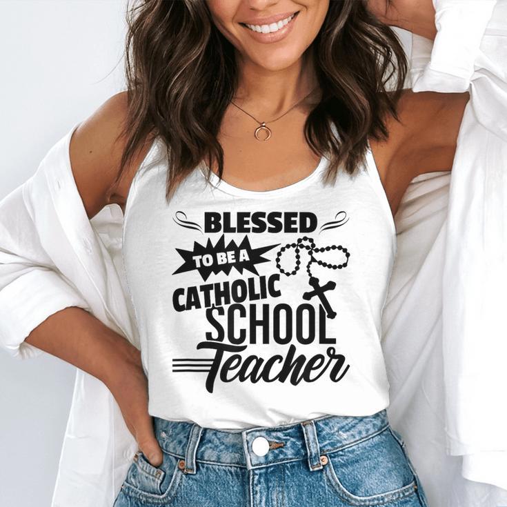 Blessed To Be A Catholic School Teacher Christian Teaching Flowy Tank, funny gift Blessed To Be A Catholic School Teacher Christian Teaching Flowy Tank, funny gift