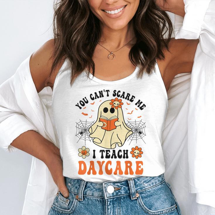 You Can't Scare Me I Teach Daycare Teacher Halloween Ghost Flowy Tank, funny gift You Can't Scare Me I Teach Daycare Teacher Halloween Ghost Flowy Tank, funny gift