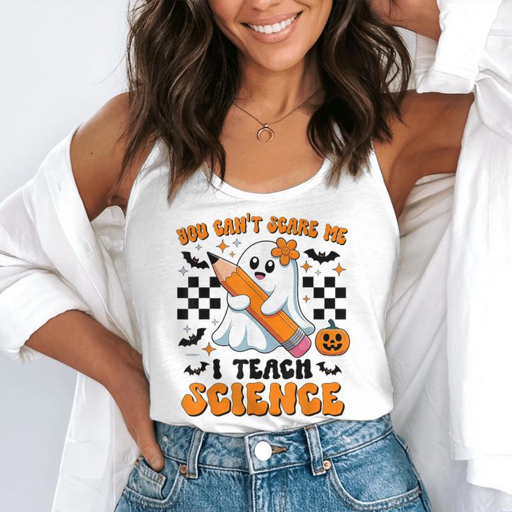 You Can't Scare Me I Teach Science Retro Teacher Halloween Flowy Tank, funny gift You Can't Scare Me I Teach Science Retro Teacher Halloween Flowy Tank, funny gift
