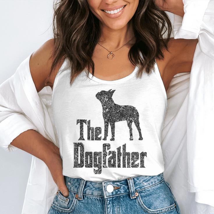 The Dogfather Boston Terrier Dog Funny Dog Gift T-Shirt For Men Women Girls Kids Flowy Tank, funny gift
