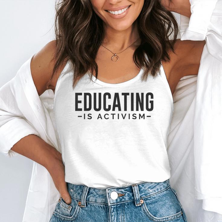 Educating Is Activism Feminist Social Justice Teacher For Men Women Flowy Tank, funny gift Educating Is Activism Feminist Social Justice Teacher For Men Women Flowy Tank, funny gift