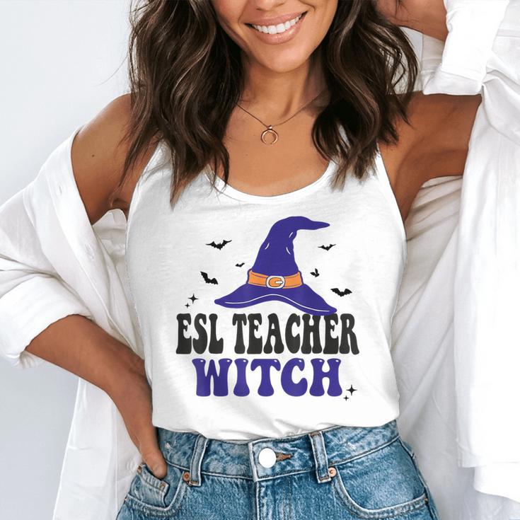 ESL Teacher Witch Halloween Matching Group Costume Flowy Tank, funny gift ESL Teacher Witch Halloween Matching Group Costume Flowy Tank, funny gift
