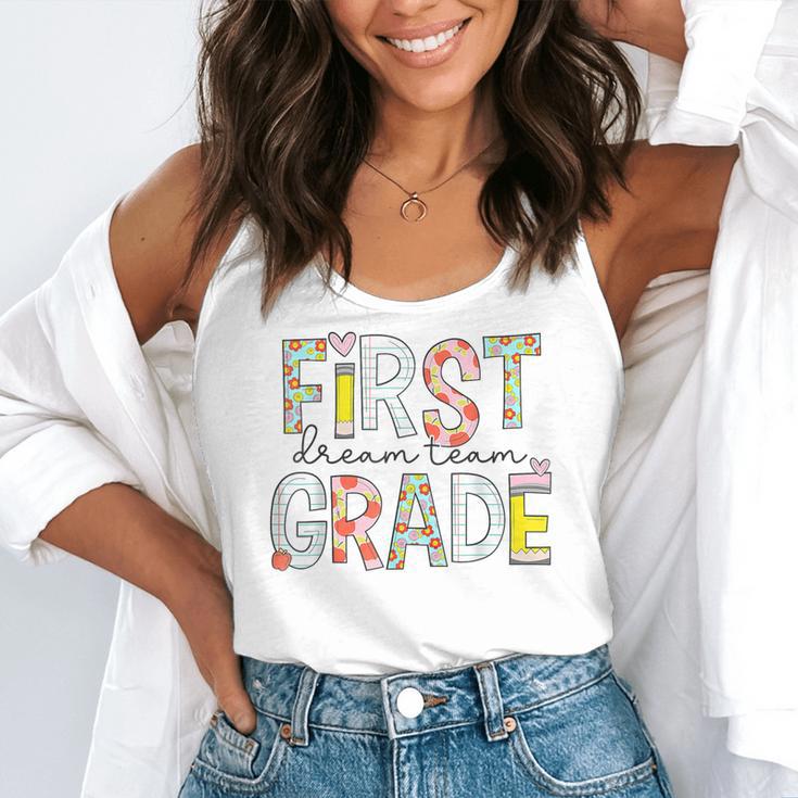 First Grade Dream Team 1st Grade Teacher First Day Of School Flowy Tank, funny gift