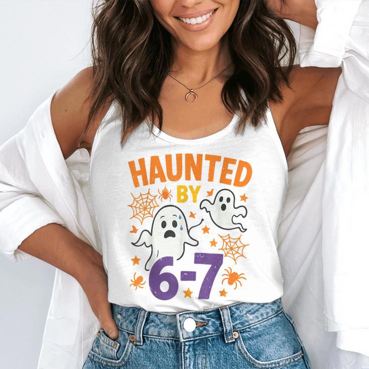Haunted 67 Ghost Math Teacher Halloween Costume Math Pun Flowy Tank, funny gift Haunted 67 Ghost Math Teacher Halloween Costume Math Pun Flowy Tank, funny gift