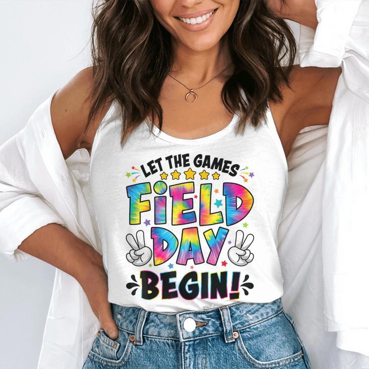 Let The Games Field Day Begin Tie Dye Adults Teacher Kids Flowy Tank, funny gift Let The Games Field Day Begin Tie Dye Adults Teacher Kids Flowy Tank, funny gift