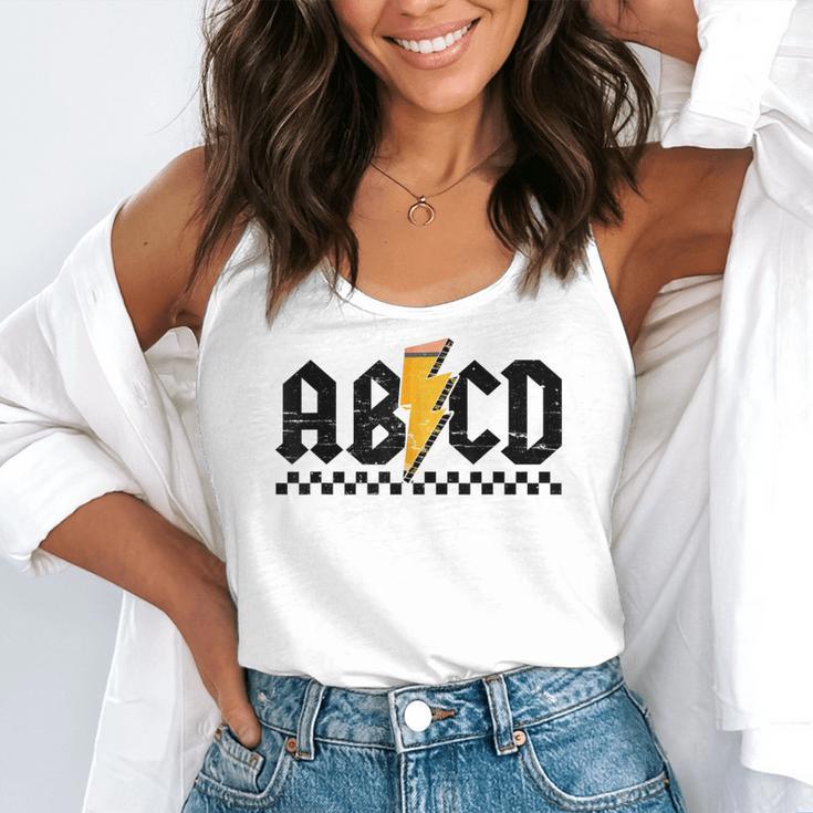 Lightning Pencil Rock'n Roll ABCD Teacher Back To School Kid Flowy Tank, funny gift Lightning Pencil Rock'n Roll ABCD Teacher Back To School Kid Flowy Tank, funny gift