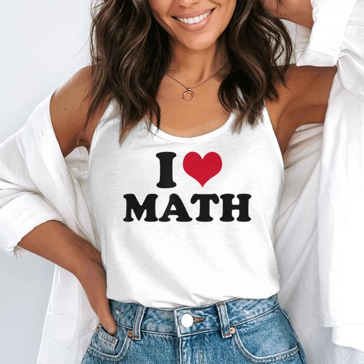 I Love Math Teacher Flowy Tank, funny gift I Love Math Teacher Flowy Tank, funny gift
