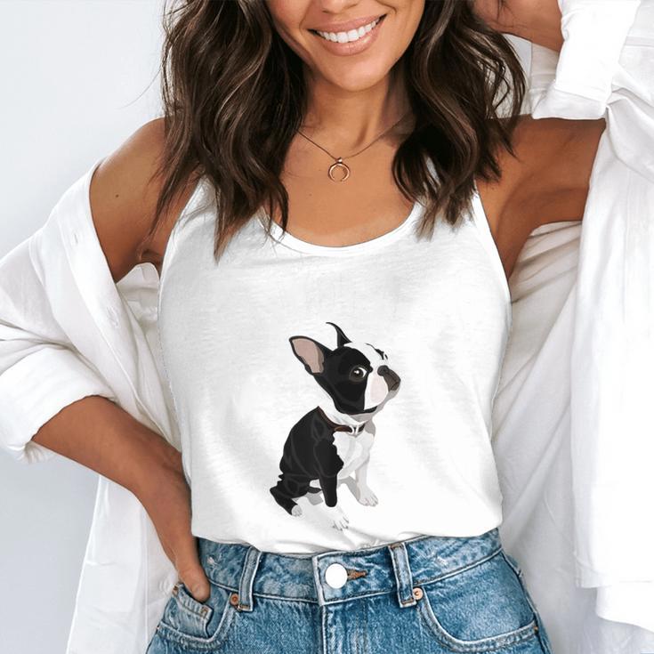 Love NOPE Boston Terrier Dog Lover Flowy Tank, funny gift
