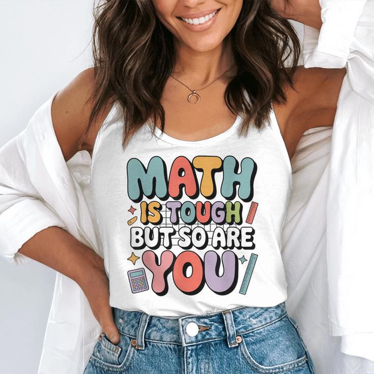 Math Is Tough But So Are You Motivational School Teacher Flowy Tank, funny gift Math Is Tough But So Are You Motivational School Teacher Flowy Tank, funny gift
