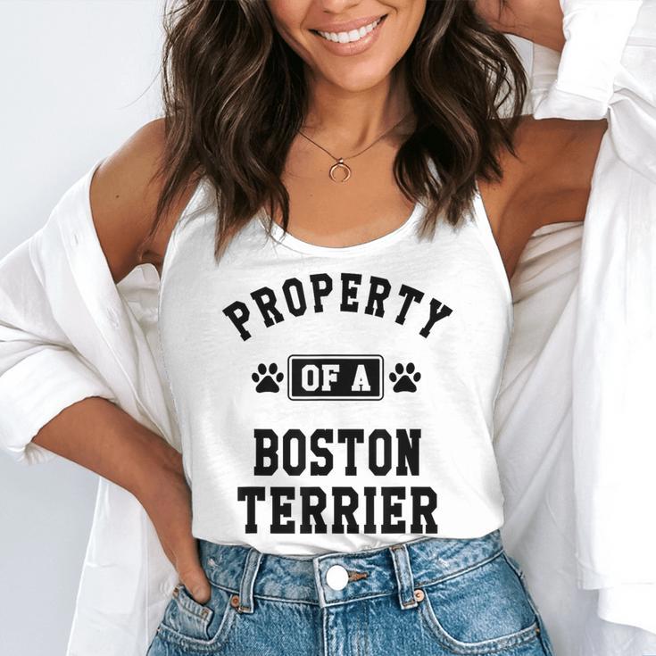 Property Of Boston Terrier Boston Terrier Shirt Flowy Tank, funny gift