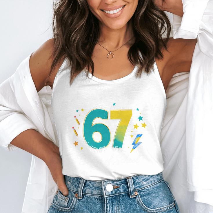 I Survived 67 Days Of School Teachers Students Meme Flowy Tank, funny gift