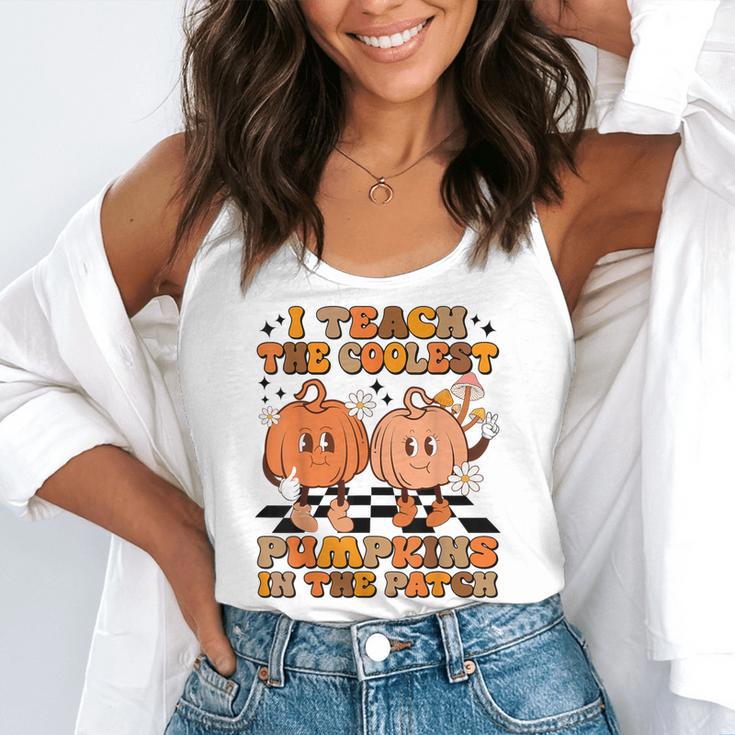 I Teach The Coolest Pumpkins In The Patch Teacher Halloween Flowy Tank, funny gift I Teach The Coolest Pumpkins In The Patch Teacher Halloween Flowy Tank, funny gift