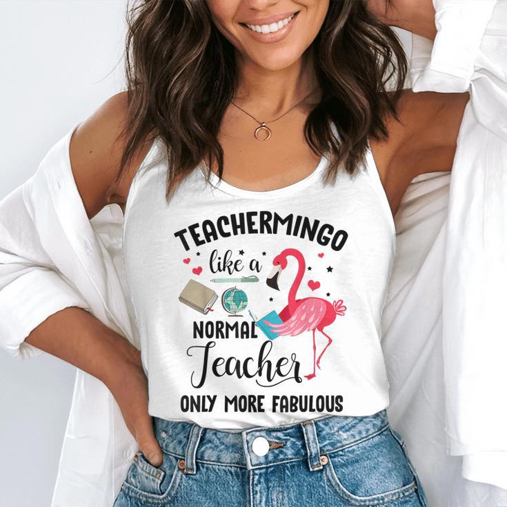 Teachermingo Like A Normal Teacher Only More Fabulous Flowy Tank, funny gift Teachermingo Like A Normal Teacher Only More Fabulous Flowy Tank, funny gift