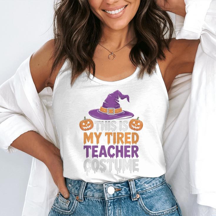 This Is My Tired Teacher Costume Halloween Premium Tri-Blend Flowy Tank, funny gift This Is My Tired Teacher Costume Halloween Premium Tri-Blend Flowy Tank, funny gift