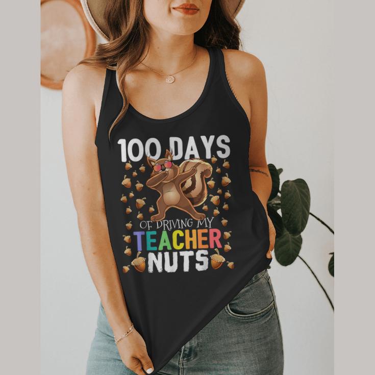 100 Days Of Driving My Teacher Nuts Dabbing Squirrel School Flowy Tank, funny design 100 Days Of Driving My Teacher Nuts Dabbing Squirrel School Flowy Tank, funny design
