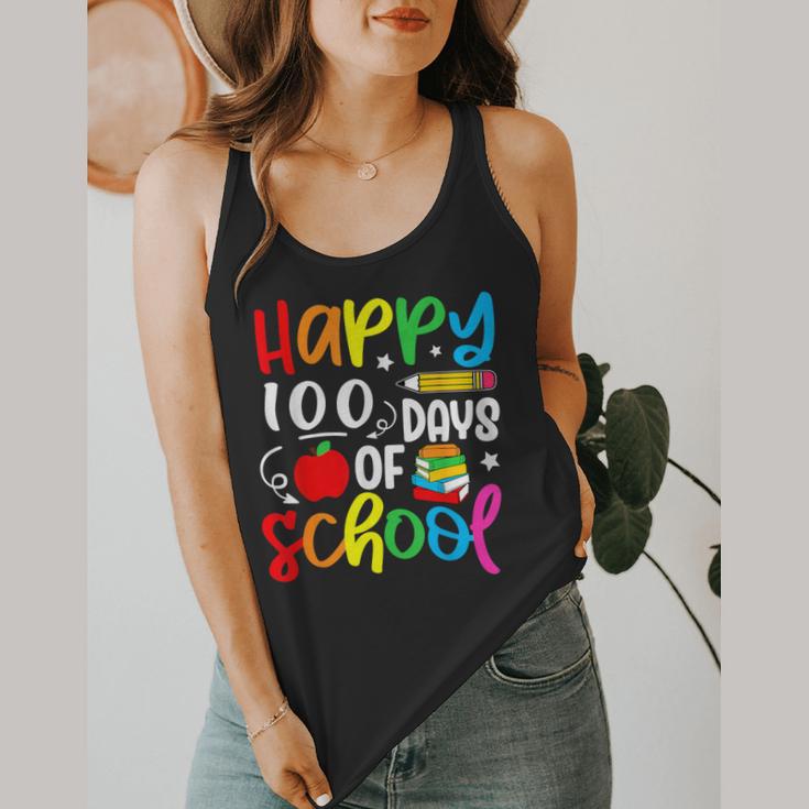 100th Day Of School Teachers Kids Girls Child Happy 100 Days Flowy Tank, funny design 100th Day Of School Teachers Kids Girls Child Happy 100 Days Flowy Tank, funny design