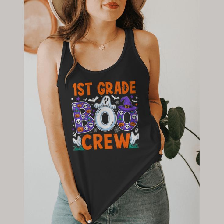 1st Grade Boo Crew First Grade Teacher Kids Happy Halloween Flowy Tank, funny design 1st Grade Boo Crew First Grade Teacher Kids Happy Halloween Flowy Tank, funny design