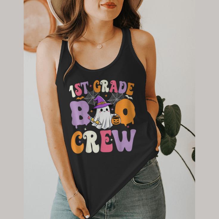 1st Grade Boo Crew Spooky First Grade Halloween Teacher Flowy Tank, funny design 1st Grade Boo Crew Spooky First Grade Halloween Teacher Flowy Tank, funny design