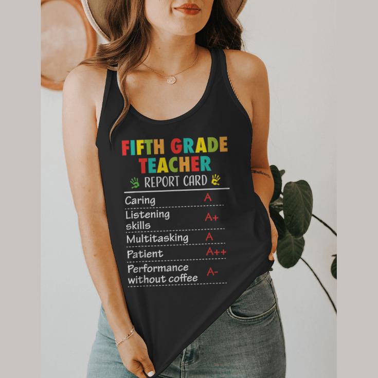5th Grade Teacher Report Card Appreciation Men Women Flowy Tank, funny design 5th Grade Teacher Report Card Appreciation Men Women Flowy Tank, funny design