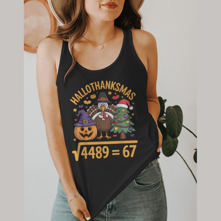 67 Meme Math Teacher Root 4489 Hallothanksmas Six Seven Flowy Tank, funny design 67 Meme Math Teacher Root 4489 Hallothanksmas Six Seven Flowy Tank, funny design