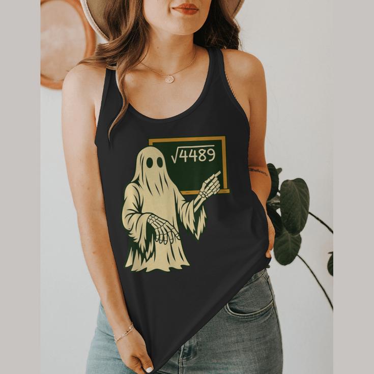 67 Meme Square Root 4489 Slang Math Teacher Skeleton Flowy Tank, funny design