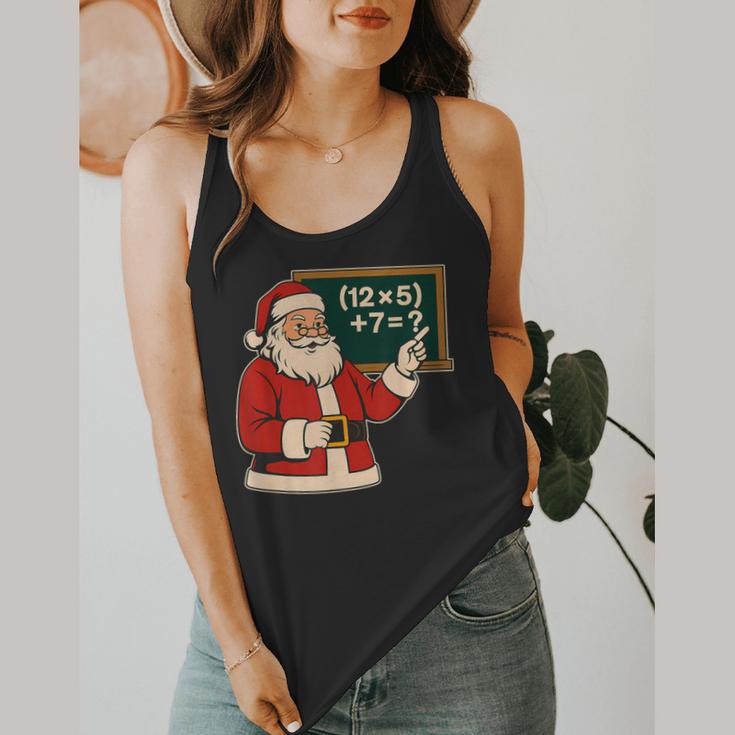67 Teacher Christmas Santa Six Seven Meme Brainrot Math Joke Flowy Tank, funny design