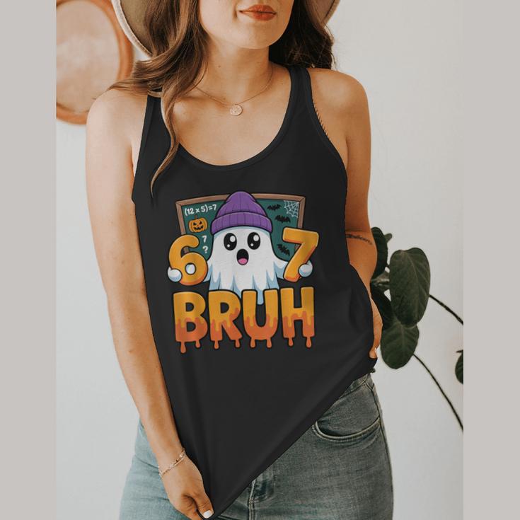 67 Teacher Ghost Six Seven Meme Math Equation Bruh Halloween Flowy Tank, funny design 67 Teacher Ghost Six Seven Meme Math Equation Bruh Halloween Flowy Tank, funny design