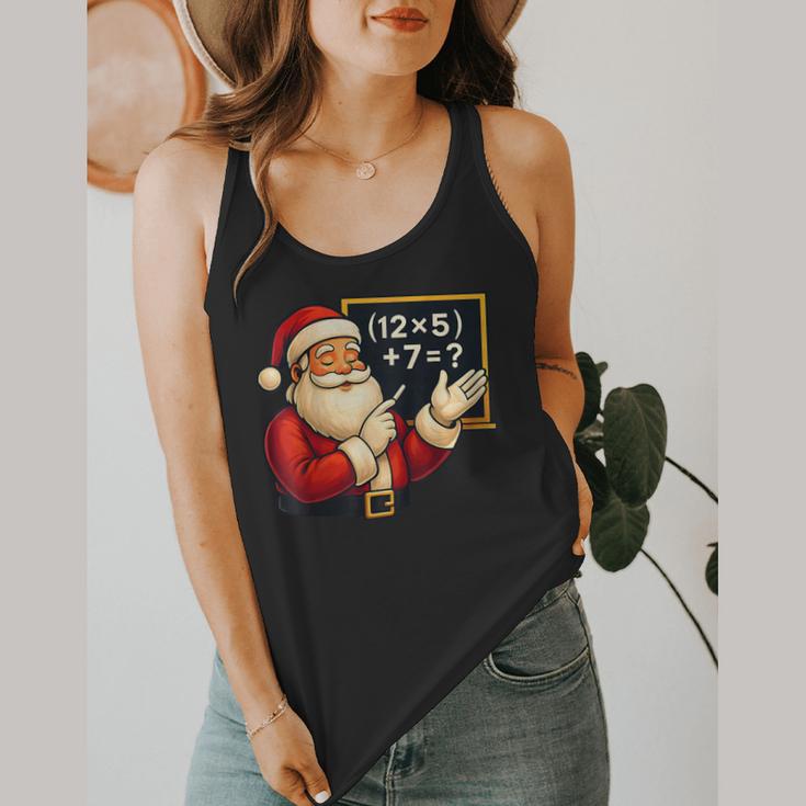 67 Teacher Santa Christmas Six Seven Meme Math Xmas Flowy Tank, funny design 67 Teacher Santa Christmas Six Seven Meme Math Xmas Flowy Tank, funny design