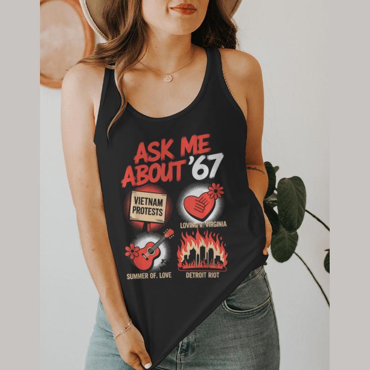 67 History Teacher Teacher 6 7 Overuse '67 Flowy Tank, funny design
