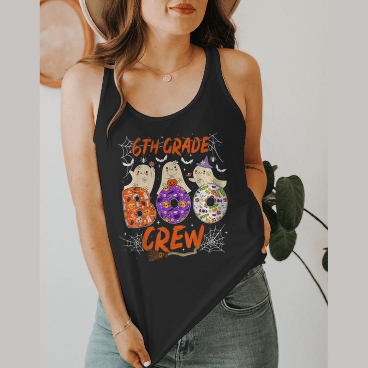 6th Grade Boo Crew Sixth Grade Halloween Teacher Kid Flowy Tank, funny design