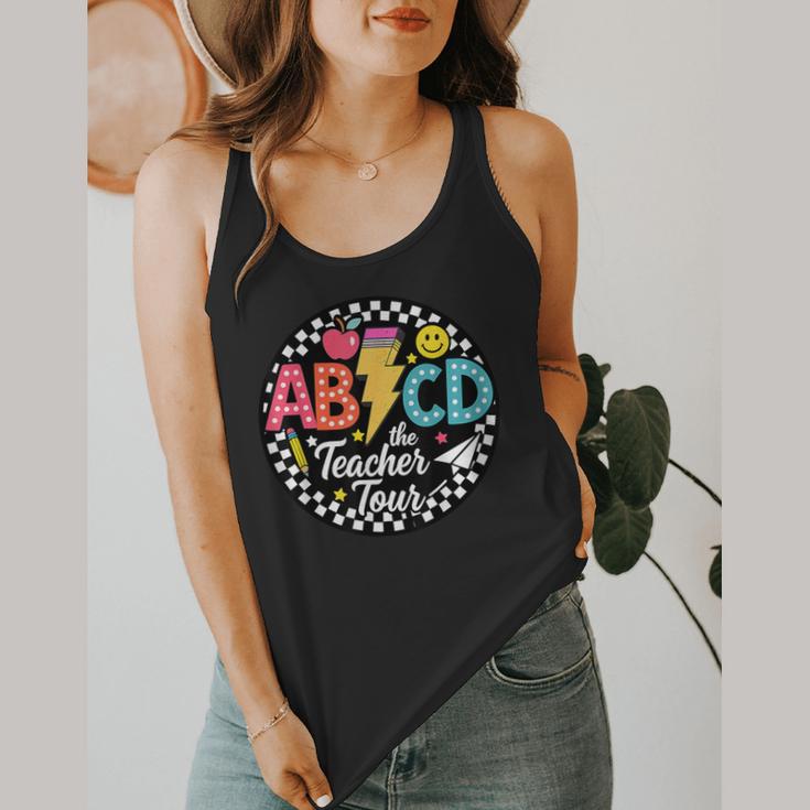 ABCD The Teacher Tour Back To School First Day Of School Flowy Tank, funny design ABCD The Teacher Tour Back To School First Day Of School Flowy Tank, funny design