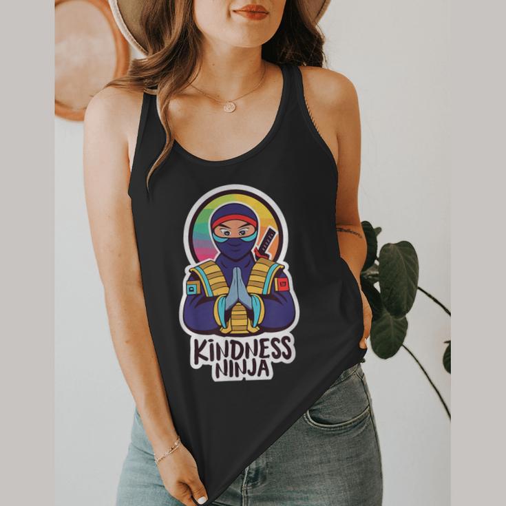 Anti Bullying Kindness Ninja School Teacher Student Flowy Tank, funny design Anti Bullying Kindness Ninja School Teacher Student Flowy Tank, funny design