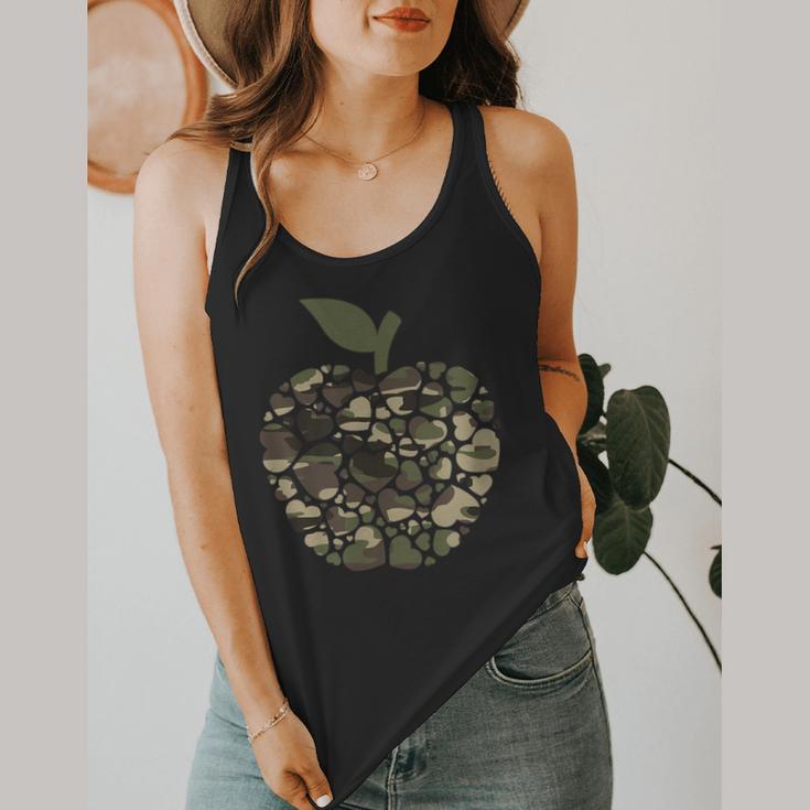 Apple Hearts Teacher Camouflage Clothing School Camo Apple For Men Women Girls Kids Flowy Tank, funny design Apple Hearts Teacher Camouflage Clothing School Camo Apple For Men Women Girls Kids Flowy Tank, funny design