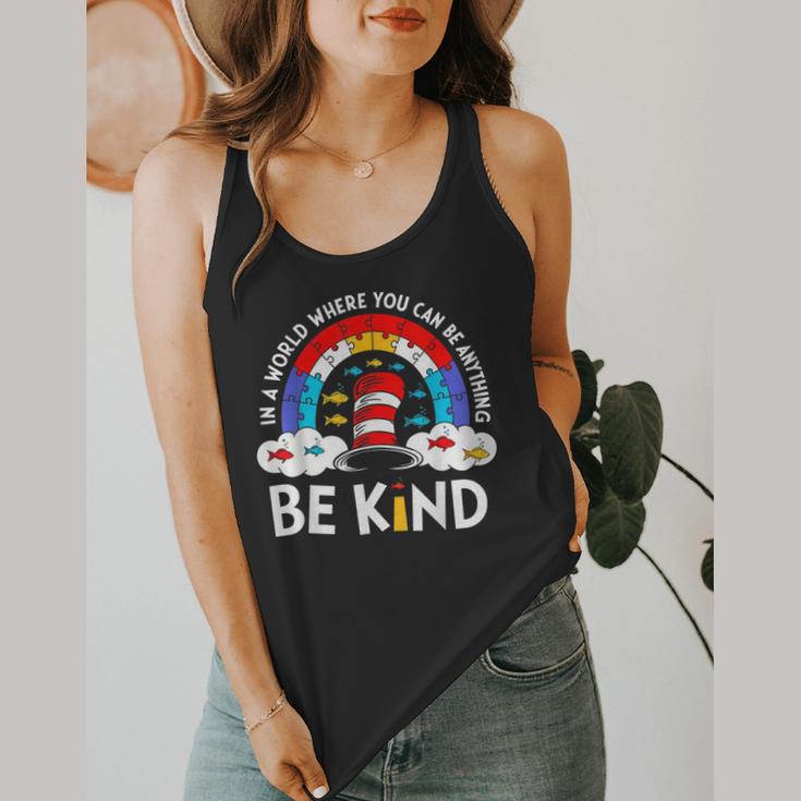 Autism Awareness For Teacher Why Fit In Doctor Cat Hat Cool Flowy Tank, funny design Autism Awareness For Teacher Why Fit In Doctor Cat Hat Cool Flowy Tank, funny design