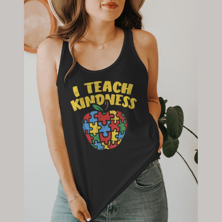 Autism Teacher Shirt I Teach Kindness Apple Puzzle Awareness Flowy Tank, funny design Autism Teacher Shirt I Teach Kindness Apple Puzzle Awareness Flowy Tank, funny design
