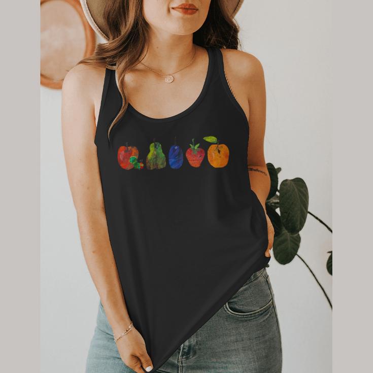 Back To School Cute Hungry Lover Fruits Teacher Flowy Tank, funny design Back To School Cute Hungry Lover Fruits Teacher Flowy Tank, funny design