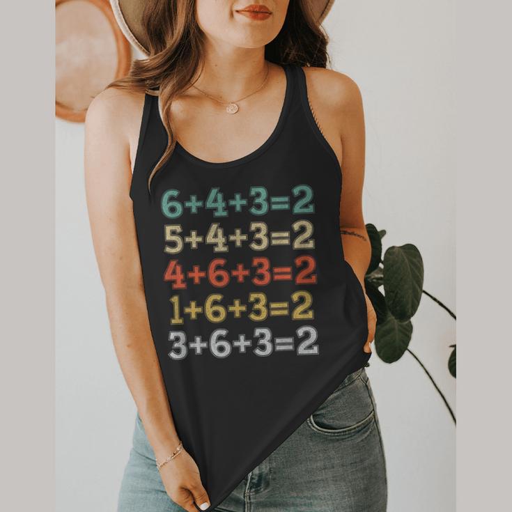 Baseball Math Sports Double Play Teacher School 2022 Flowy Tank, funny design