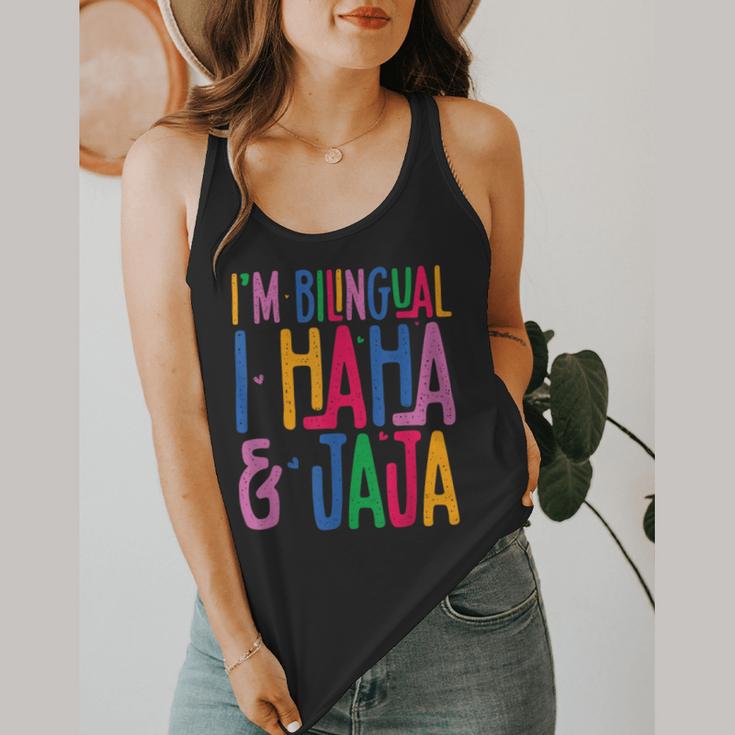 I Am Bilingual I Haha And Jaja Latina Latino Spanish Teacher Flowy Tank, funny design I Am Bilingual I Haha And Jaja Latina Latino Spanish Teacher Flowy Tank, funny design