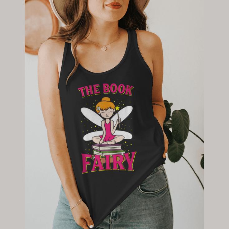 The Book Fairy Reading Teacher Librarian T-Shirt Flowy Tank, funny design The Book Fairy Reading Teacher Librarian T-Shirt Flowy Tank, funny design