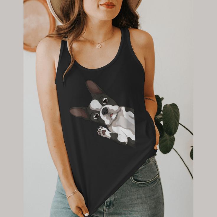 Boston Terrier Bostie Dog Kids Boys Girls Flowy Tank, funny design