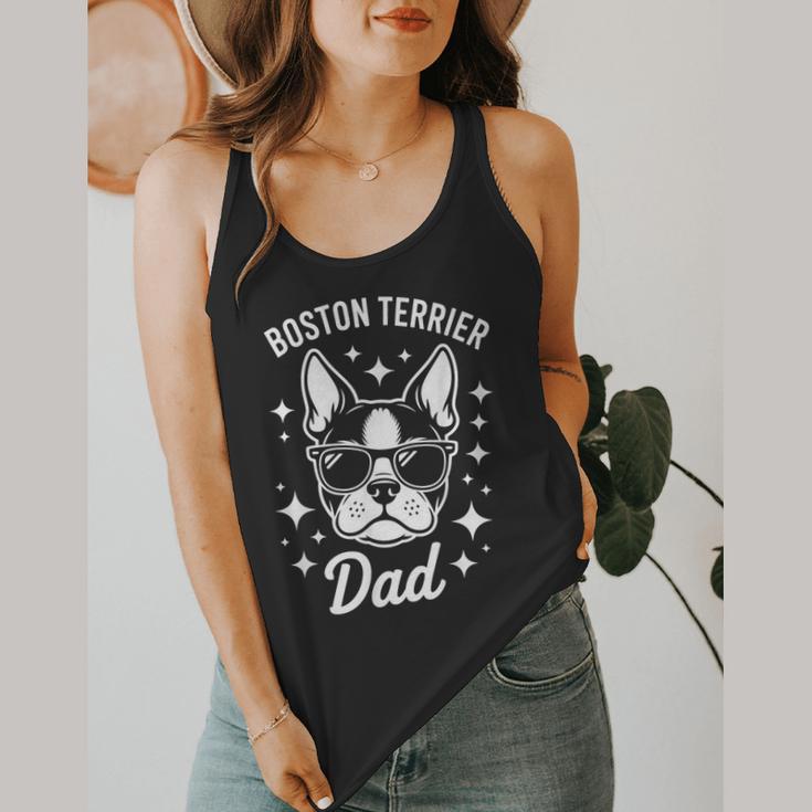 Boston Terrier Dad Boston Terrier Flowy Tank, funny design