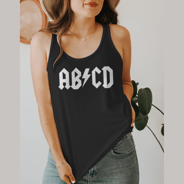 Boys Girls Teachers ABCD Rock Graphic Back To School Flowy Tank, funny design