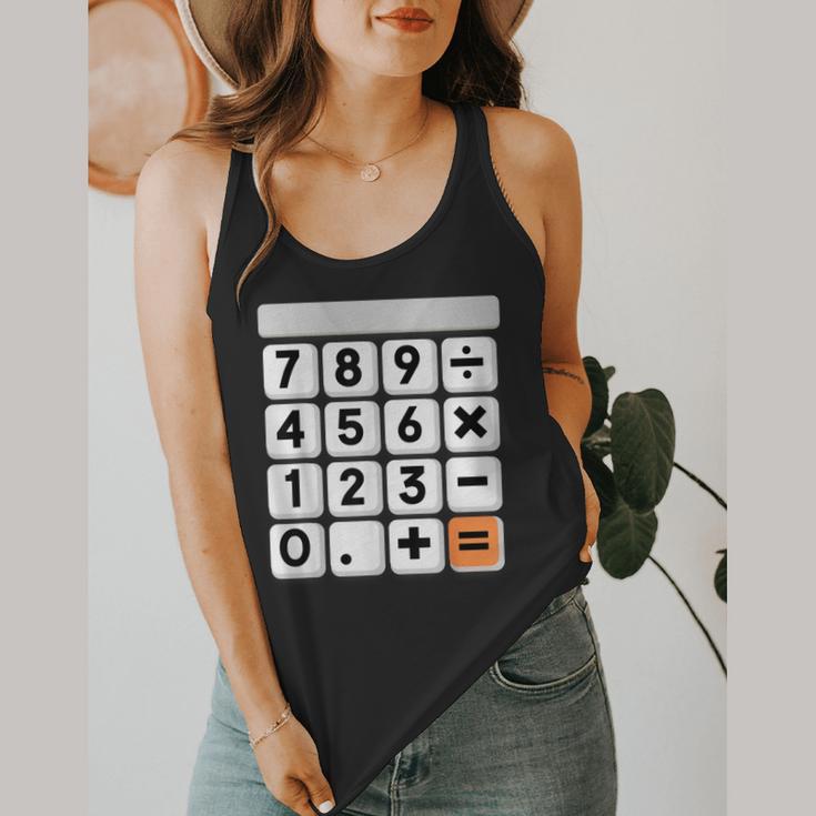 Calculator Easy Halloween Costume For Math Teacher Flowy Tank, funny design